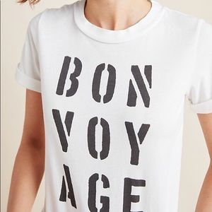 Anthropologie Bon Voyage Tshirt